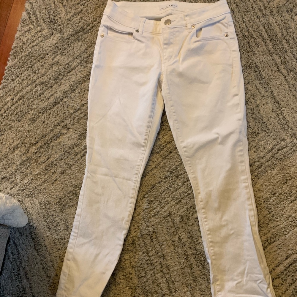Preowned Loft cropped jeans 0/25